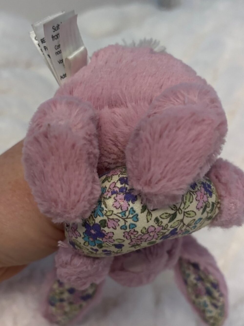 Jellycat Blossom Heart Bunny in Tulip Pink - Picture 6 of 8